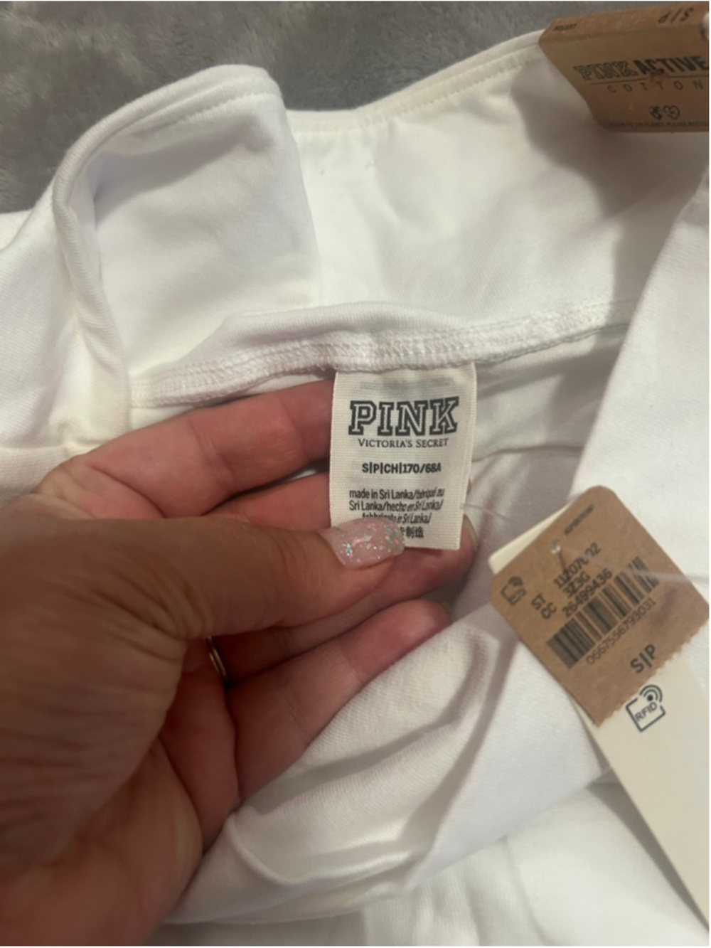 Women's PINK Victoria's Secret White High Waist Crossover Skort S - Picture 3 of 5